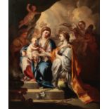 MANNER OF BARTOLOME ESTEBAN MURILLO (1618-1682) The Mystic Marriage of Saint Catherine