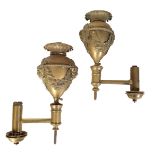 PAIR OF REGENCY BRASS â€œCOLZAâ€ WALL LIGHTS