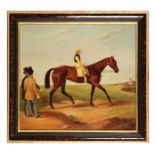 IN THE MANNER OF JOHN FREDERICK HERRING (1795-1865) A SET OF FOUR HORSE RACING SCENES