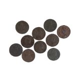 COLLECTION OF GEORGE II FARTHINGS