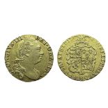 GEORGE III 1786 GOLD FULL GUINEA