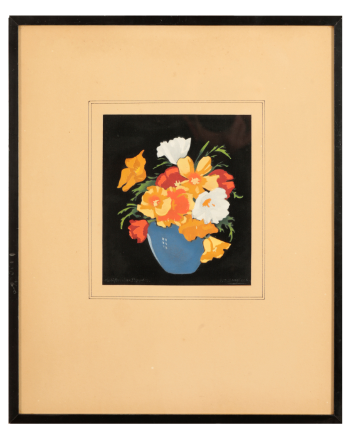 THOMAS TODD BLAYLOCK (1876-1929) 'Nasturtiums' and 'California Poppies' - Bild 4 aus 4