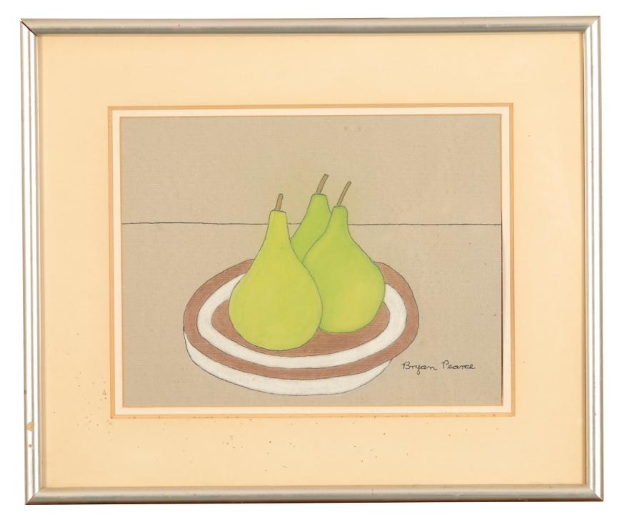 *BRYAN PEARCE (1929-2006) Three Pears - Image 2 of 2