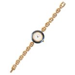 GUCCI LADY'S GOLD PLATED BRACELET WATCH