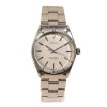 ROLEX OYSTER PERPETUAL GENTLEMAN'S STAINLESS STEEL BRACELET WATCH