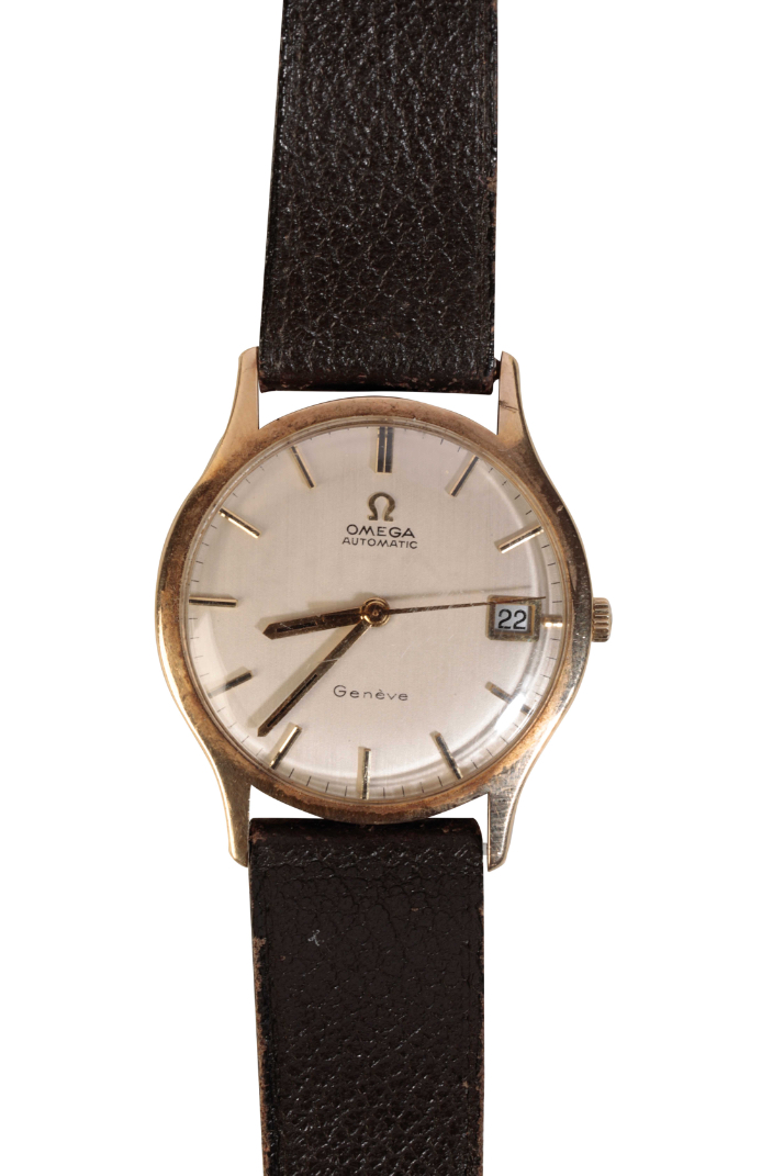 OMEGA GENEVE GOLD-PLATED GENTLEMANS WRISTWATCH