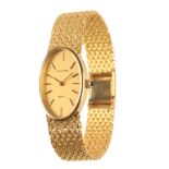 BUCHERER 18CT GOLD LADY'S BRACELET WATCH