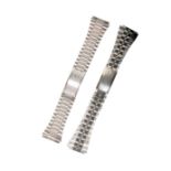 TWO VINTAGE OMEGA GENTLEMAN'S STAINLESS STEEL WATCH BRACELETS