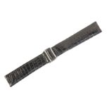 EBEL GENTLEMAN'S BLACK LEATHER WATCH STRAP