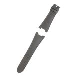 PATEK PHILIPPE GENTLEMAN'S BLACK LEATHER WATCH STRAP