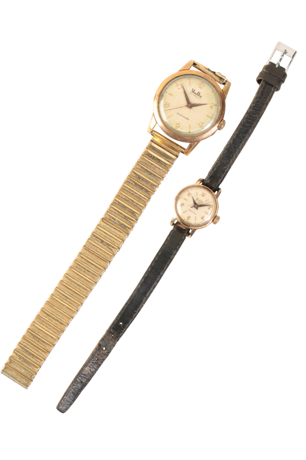 MU DU GOLD PLATED GENTLEMAN'S WRIST WATCH