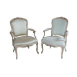 A PAIR OF FAUTEUIL