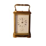 A FRENCH CARRIAGE CLOCK,