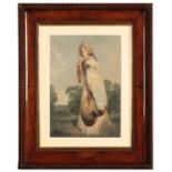AFTER SIR THOMAS LAWRENCE (1769-1830) A full-length portrait of Elizabeth Farren