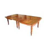 A REGENCY MAHOGANY 'IMPERIAL' EXTENDING DINING TABLE, PROBABLY BY GILLOWS,