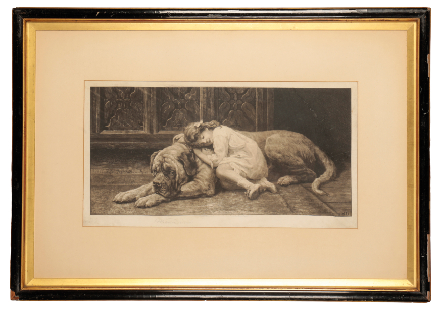 HERBERT THOMAS DICKSEE (1862-1942) 'My Lady Sleeps' - Image 2 of 2