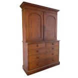 A VICTORIAN OREGON PINE HOUSEKEEPER'S CABINET, BY GILLOWS,