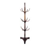 A MAHOGANY HAT AND COAT STAND, PROBABLY BY GILLOWS,