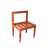 A REGENCY MAHOGANY LUGGAGE STAND, ATTRIBUTABLE TO GILLOWS,