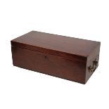 A GEORGE III MAHOGANY WRITING BOX, BY GILLOWS,