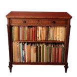 A REGENCY DWARF OPEN BOOKCASE, IN THE MANNER OF GILLOWS,