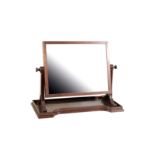 A REGENCY OR GEORGE IV MAHOGANY DRESSING TABLE MIRROR, ATTRIBUTABLE TO GILLOWS,