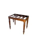 A REGENCY MAHOGANY LUGGAGE STAND, BY GILLOWS,