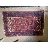 A HAMADAN RUG,