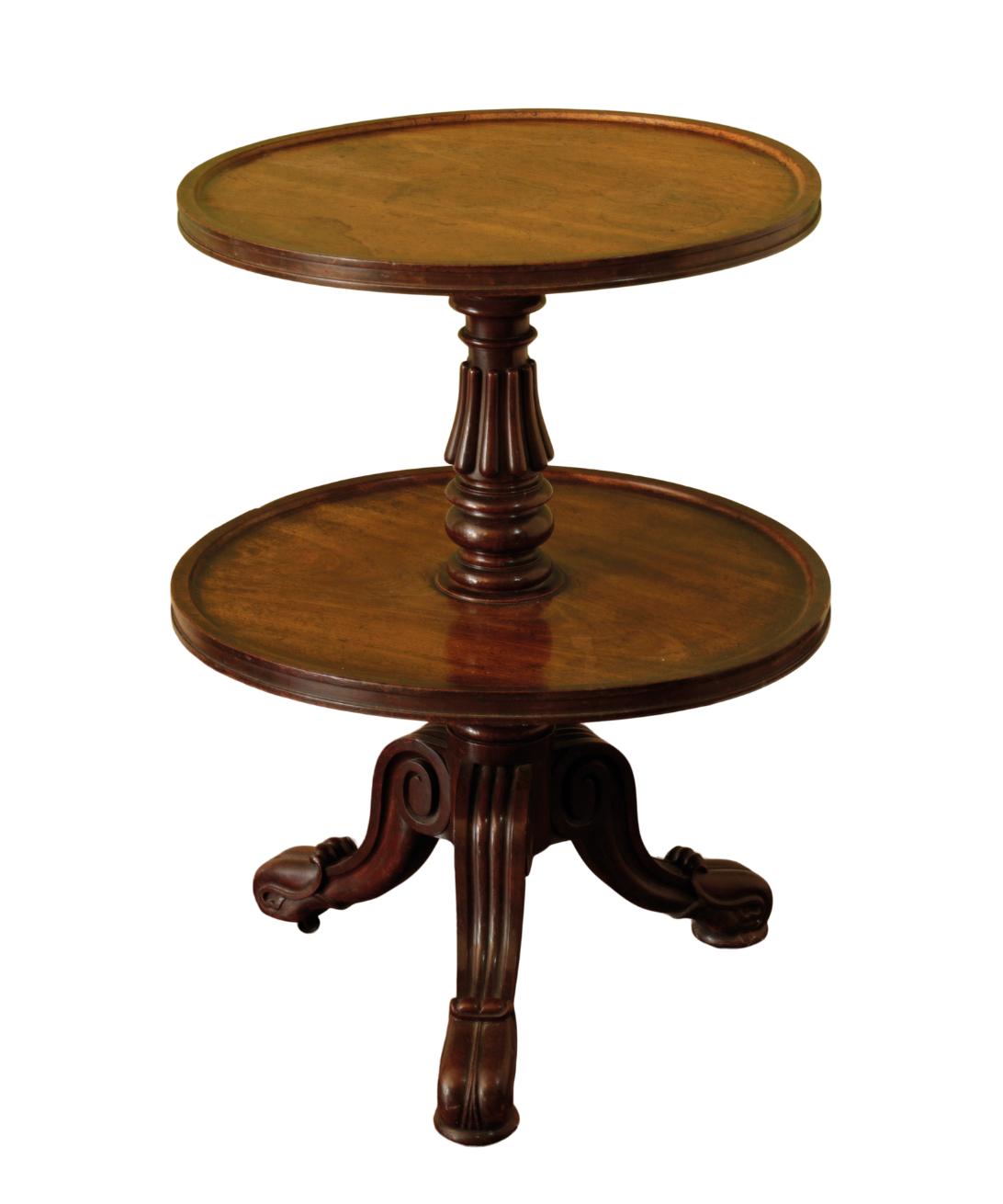 A REGENCY OR GEORGE IV MAHOGANY DUMB WAITER, ATTRIBUTABLE TO GILLOWS, - Image 2 of 2