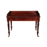 A REGENCY OR GEORGE IV MAHOGANY DRESSING TABLE, PROBABLY BY GILLOWS,