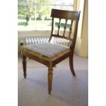 A REGENCY MAHOGANY COMMODE CHAIR, ATTRIBUTABLE TO GILLOWS,