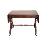 A REGENCY MAHOGANY SOFA TABLE,