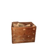 AN UNUSUAL OAK AND BURR OAK MOUNTED LOG BIN,