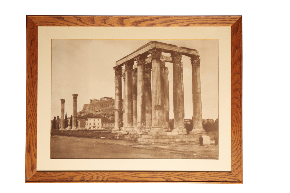 A PAIR OF PHOTOGRAPHS OF ATHENIAN RUINS