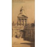 FREDERICK LANDSEER GRIGGS (1876-1938) 'The Gate of Honour, Caius College, Cambridge'