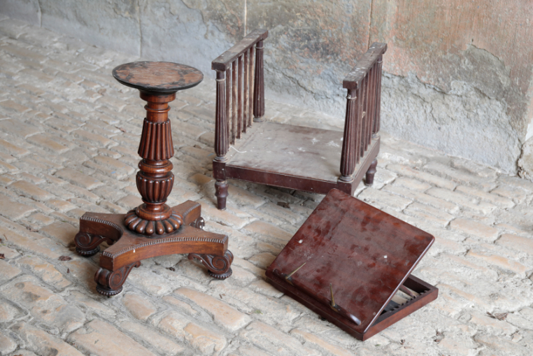 A REGENCY CARVED ROSEWOOD TABLE BASE, ATTRIBUTABLE TO GILLOWS, - Image 2 of 2