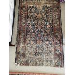 A KERMAN TYPE PRAYER RUG,