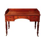 A REGENCY OR GEORGE IV MAHOGANY DRESSING TABLE, BY GILLOWS,