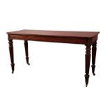 A GEORGE IV MAHOGANY SERVING TABLE, ATTRIBUTABLE TO GILLOWS,