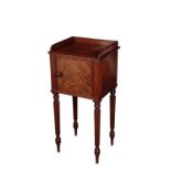 A GEORGE IV MAHOGANY POT CUPBOARD, PROBABLY BY GILLOWS,