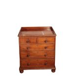 A REGENCY MAHOGANY DRESSING CHEST OF DRAWERS, BY GILLOWS,