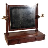 A REGENCY MAHOGANY DRESSING TABLE MIRROR, ATTRIBUTABLE TO GILLOWS,