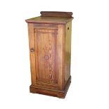 A VICTORIAN OREGON PINE POT CUPBOARD, IN AESTHETIC STYLE,