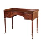 A REGENCY OR GEORGE IV MAHOGANY DRESSING TABLE, ATTRIBUTABLE TO GILLOWS,