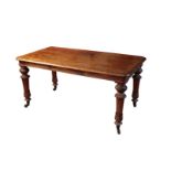 A FINE GEORGE IV ROSEWOOD LIBRARY TABLE, BY GILLOWS,