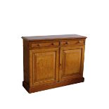 A HOLM OAK OR HOLLY OAK SIDE CABINET, POSSIBLY IRISH,