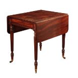 A VERY FINE REGENCY MAHOGANY PEMBROKE TABLE, FIRMLY ATTRIBUTABLE TO GILLOWS,