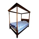 A MAHOGANY FOUR POST BED, BY HEAL & CO.,