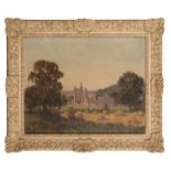 ARTHUR BERNARD BATEMAN (1883-1970) Landscape with church ruins