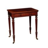 A REGENCY MAHOGANY TABLE, IN THE MANNER OF GILLOWS,